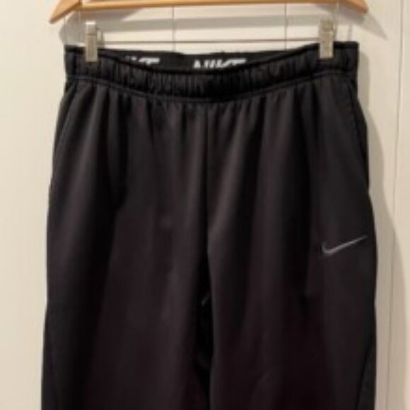 Nike Other - Nike Dri Fit Black Sweatpants Fleece Lined Pockets Size Large